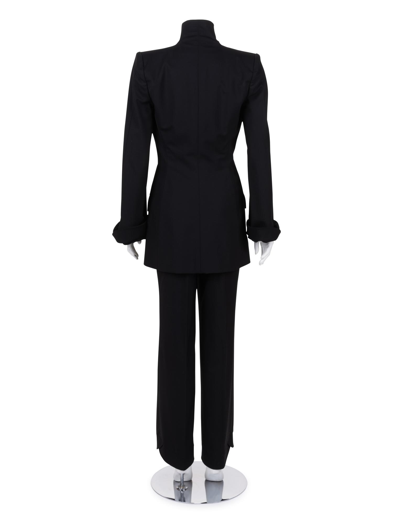 Givenchy Haute Couture Double Breasted Pant Suit, Fall/Winter 1997