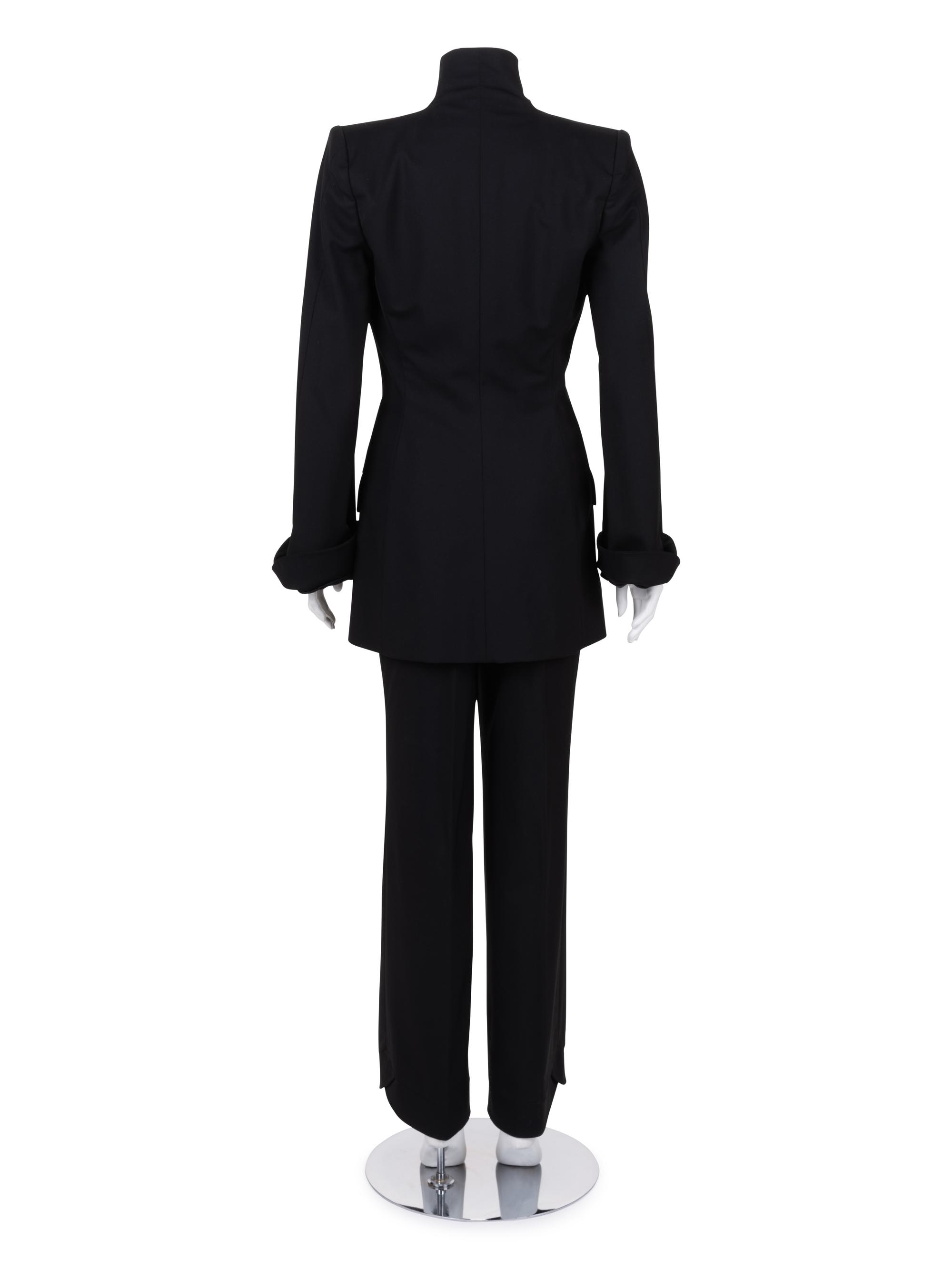 Givenchy Haute Couture Double Breasted Pant Suit, Fall/Winter 1997