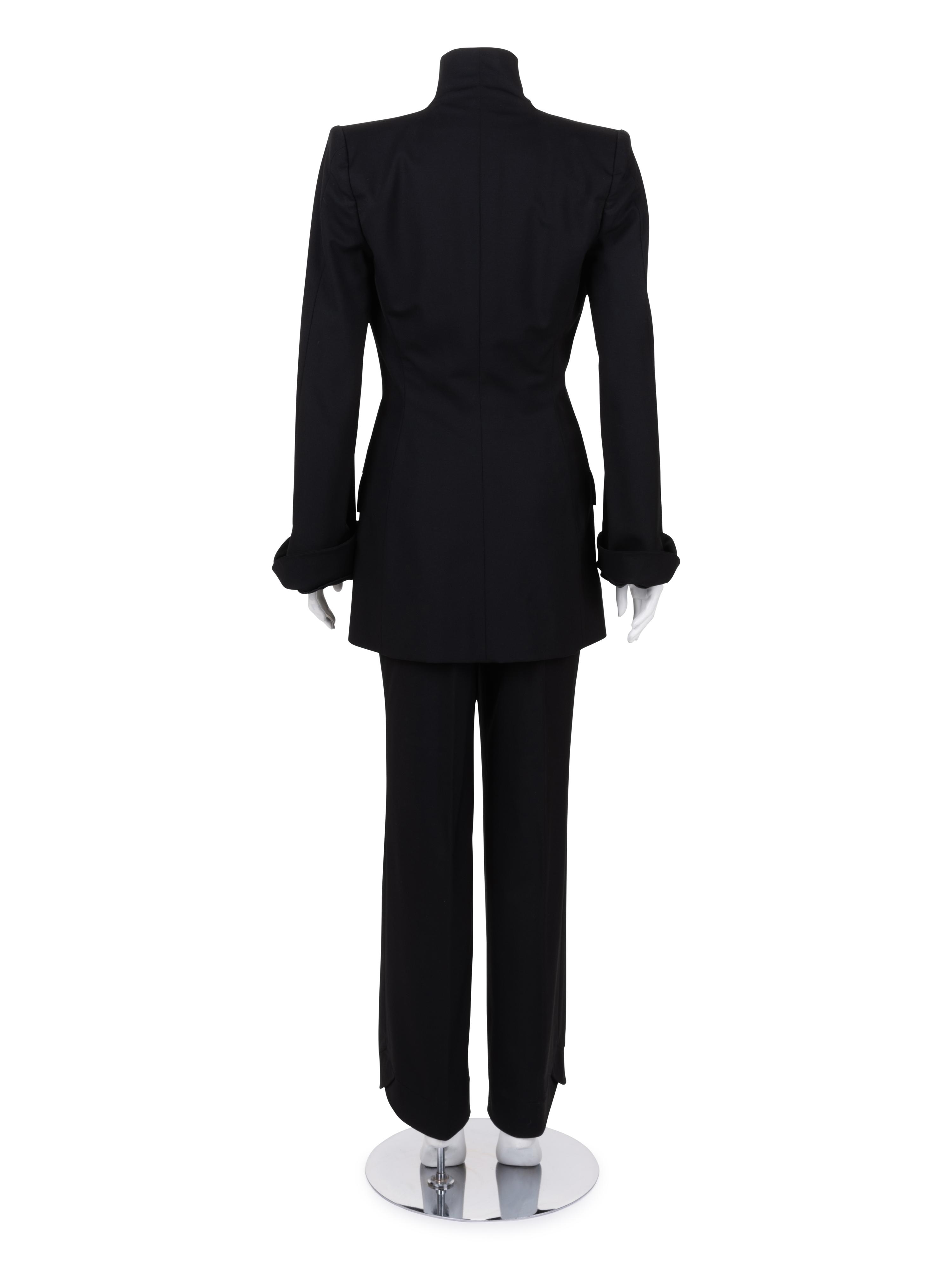 Givenchy Haute Couture Double Breasted Pant Suit, Fall/Winter 1997