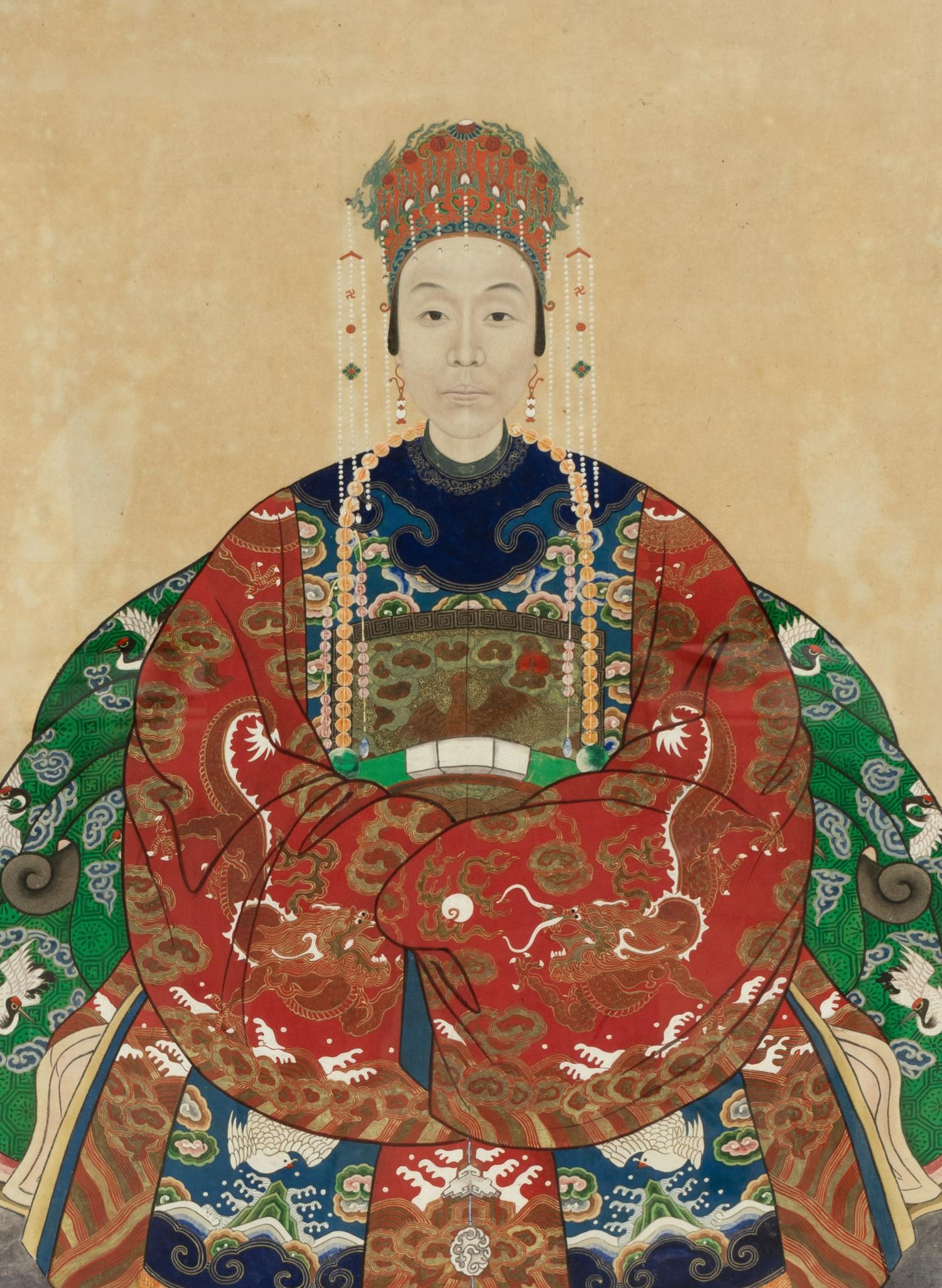 A Chinese Painting of a Court Lady