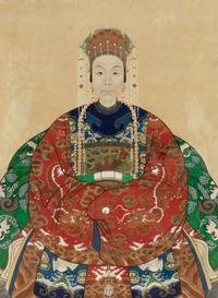 A Chinese Painting of a Court Lady