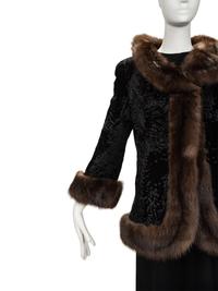 Two Mouratidis Broadtail Lamb and Sable Jackets