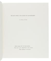 HESS, Thomas B. (1920-1978). The Art Comics and Satires of Ad Reinhardt . Kunsthalle Dusseldorf, Rome, and Marlborough, 1975.