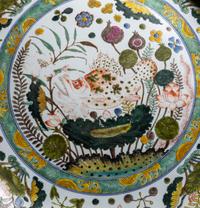 A Large Chinese Famille Verte Porcelain Charger
