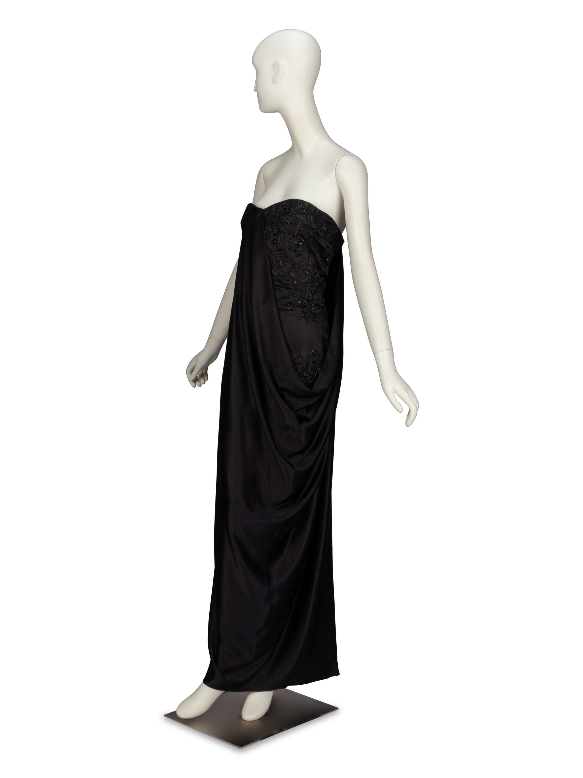 Important Alexander McQueen, Strapless Draped Gown, A/W 2008