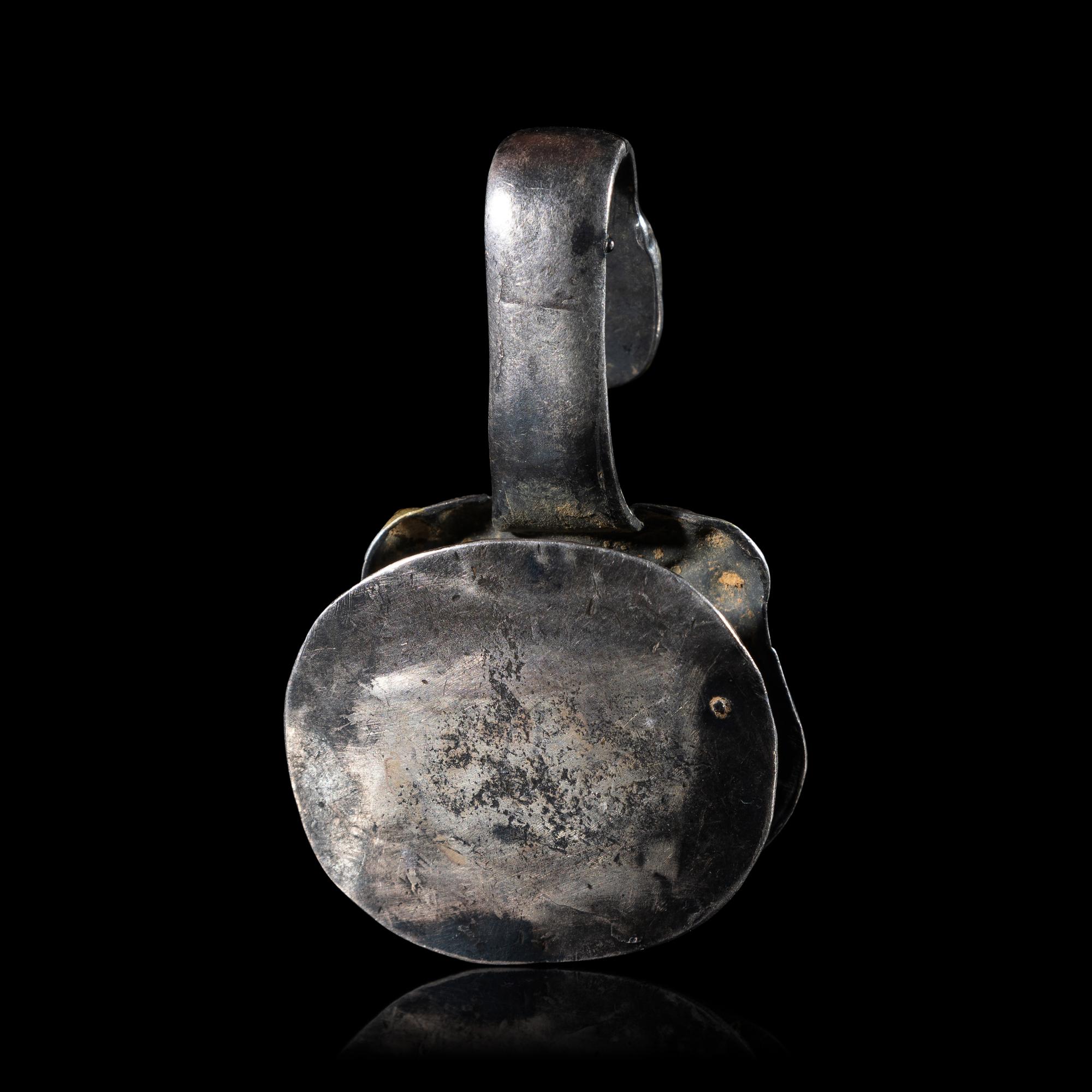 Three Chinese Metal Garment Hooks, Warring State Period-Han Dynasty 戰國-漢 帶 鉤 三件