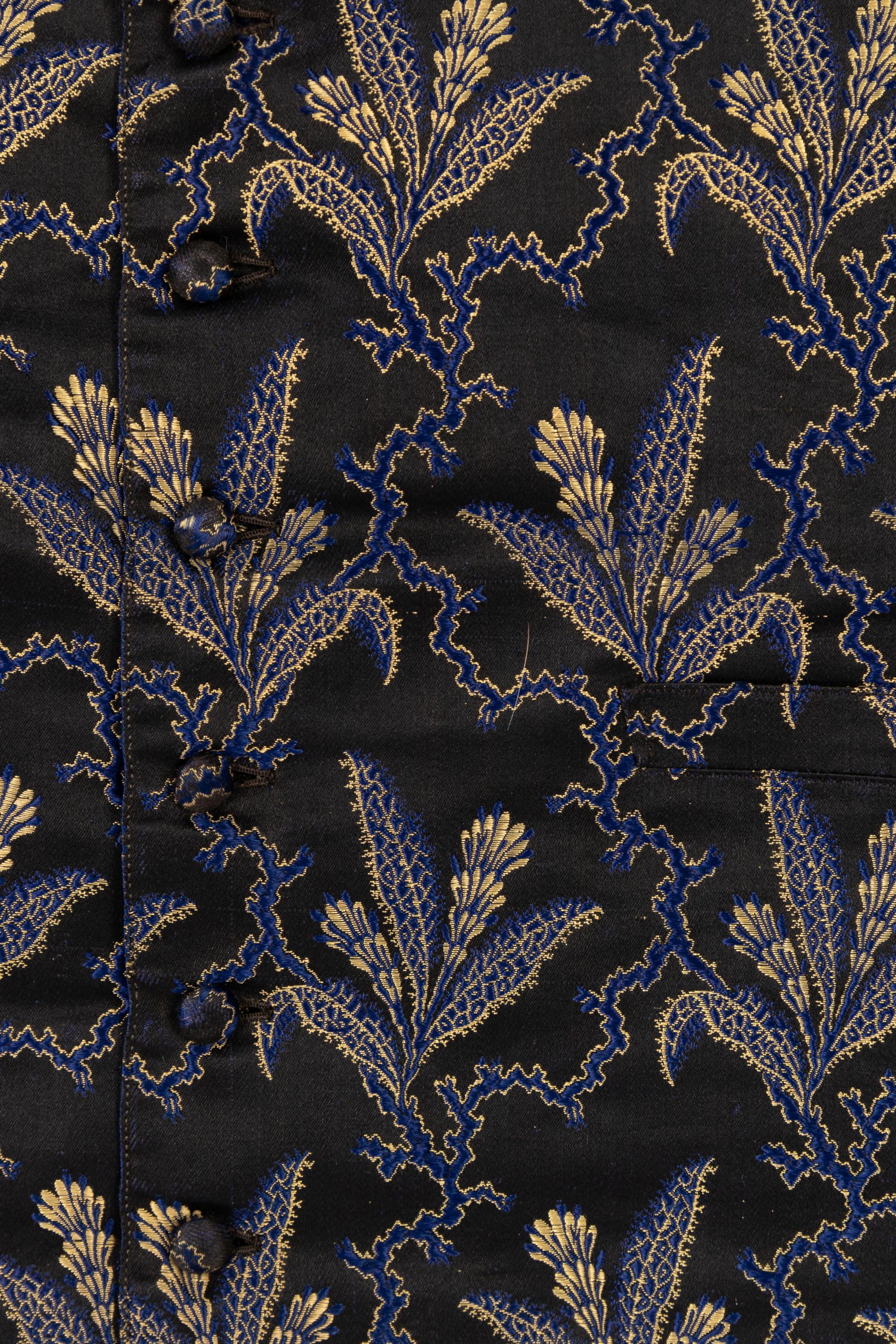 Three Men's 19th Century Waistcoats/Vests, 1840-1860