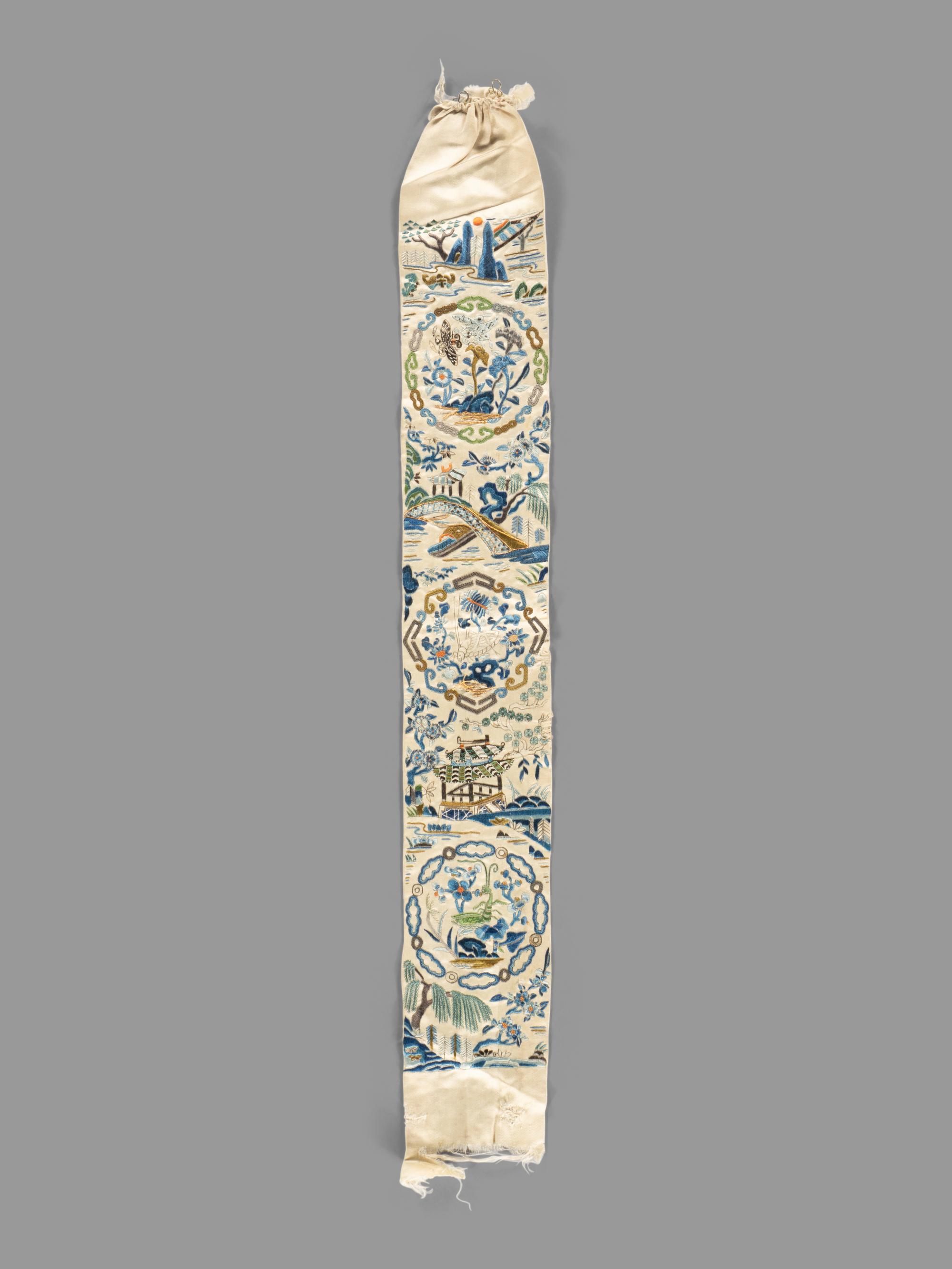 18 Chinese Embroidered Silk Textiles