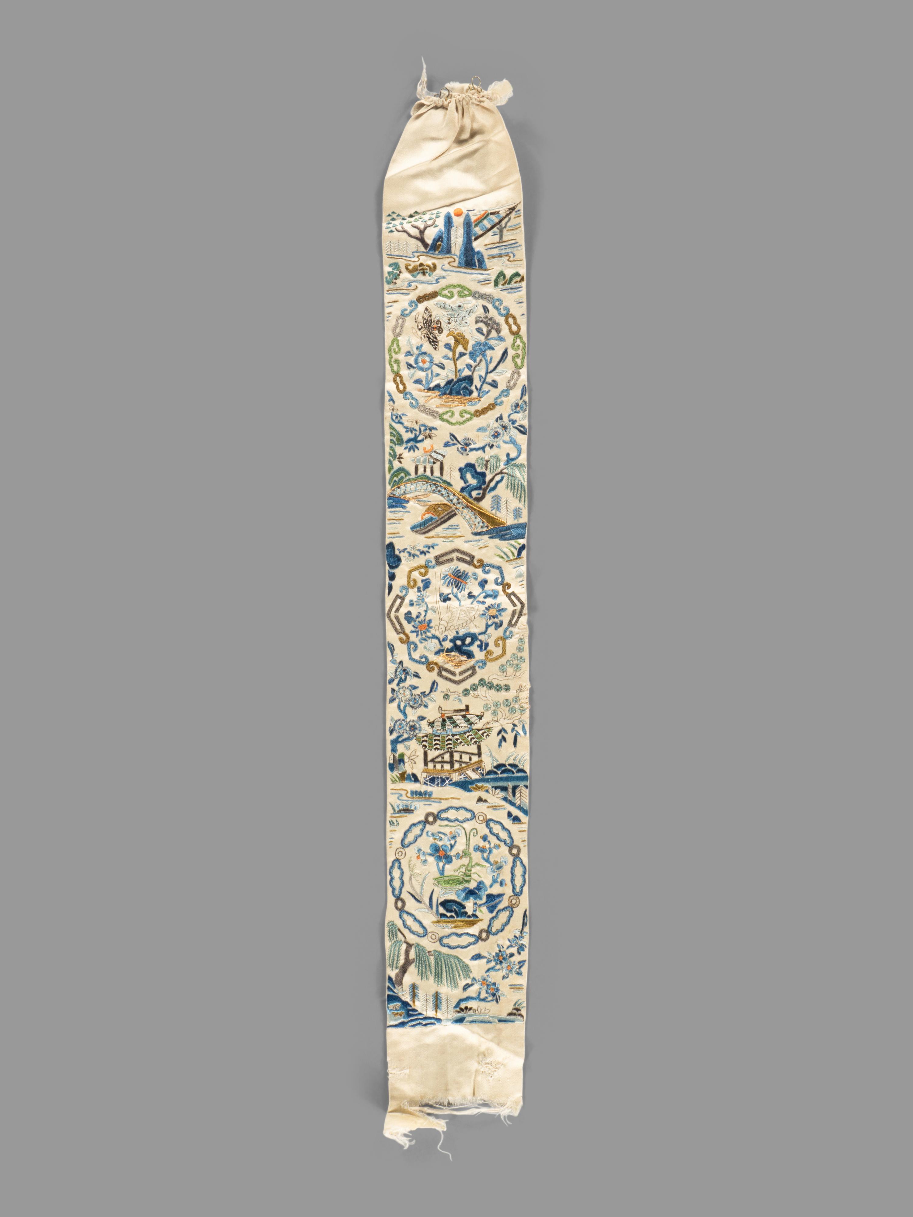 18 Chinese Embroidered Silk Textiles