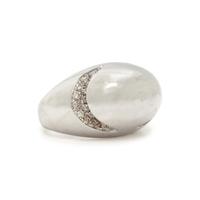 BULGARI, WHITE GOLD AND DIAMOND RING