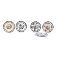 A Group of Staffordshire Historical Transferware Tablewares of Philadelphia and Pennsylvania Interest, J. &amp; J. Jackson and Enoch Wood &amp; Sons and others, 19th Century