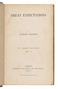 Dickens, Charles (1812-1870). Great Expectations . London: [C. Whiting for] Chapman and Hall, 1861.