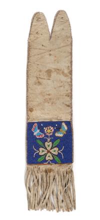 A Great Lakes Pipe Bag 23 1/2 (with fringe) x 5 1/2 inches