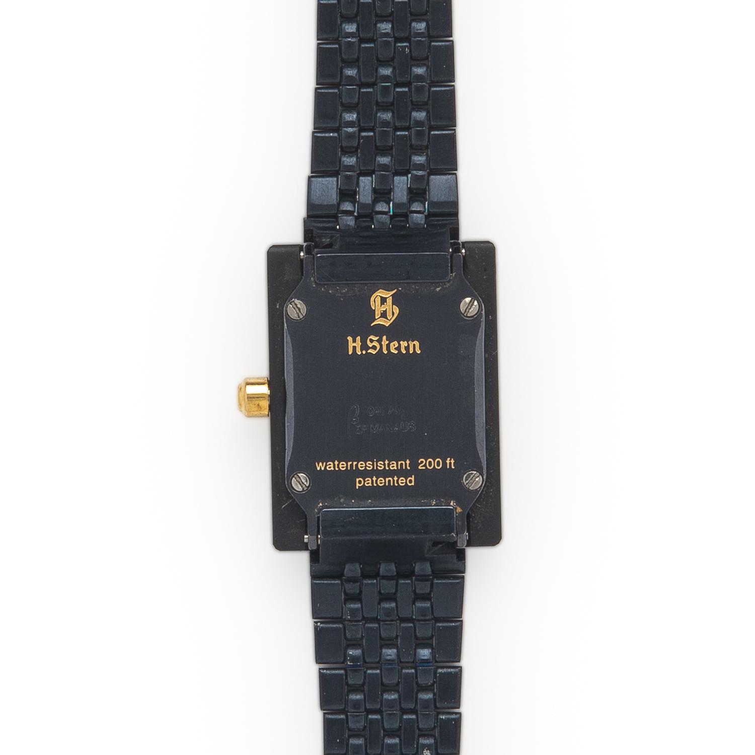 H. Stern, Ceramic and Crystal 'Safira' Watch
