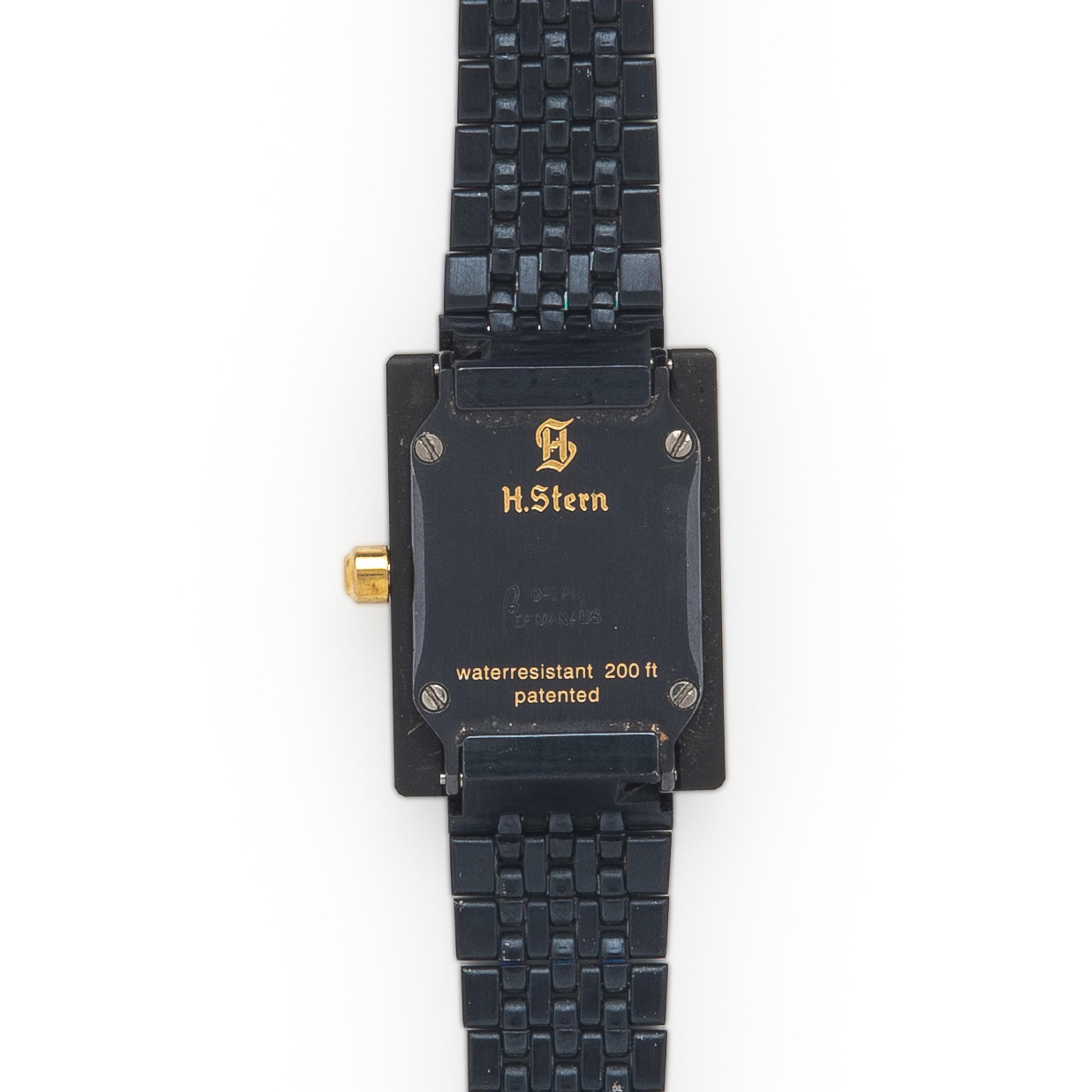H. Stern, Ceramic and Crystal 'Safira' Watch