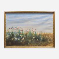 Andrew Nicholl (Irish, 1804–1886) Flowers in a Field