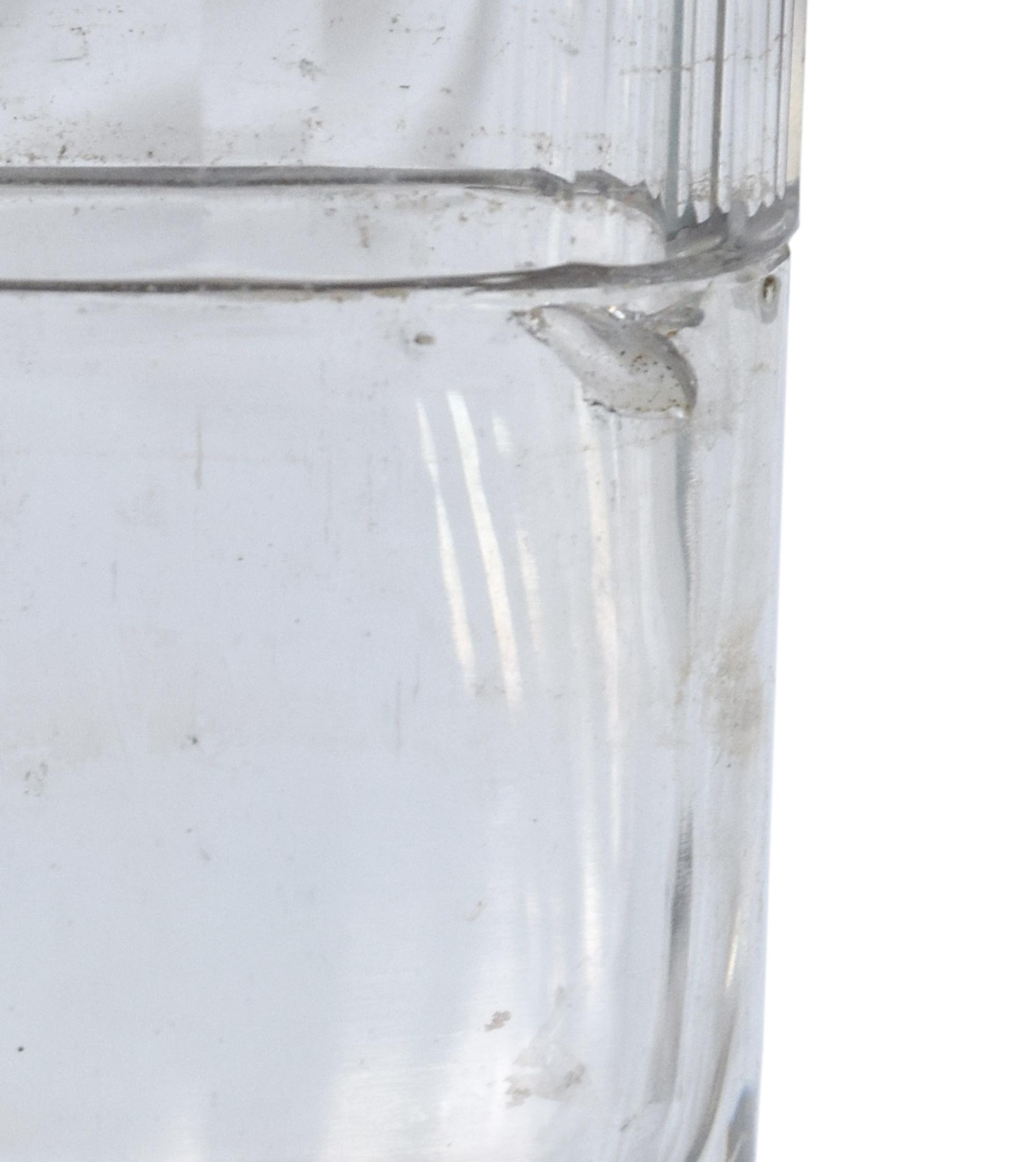 A Tiffany & Co. Cut Glass and Silver Flask 2.5" W x 1" D x 5.25" H, — United States, Circa 1889