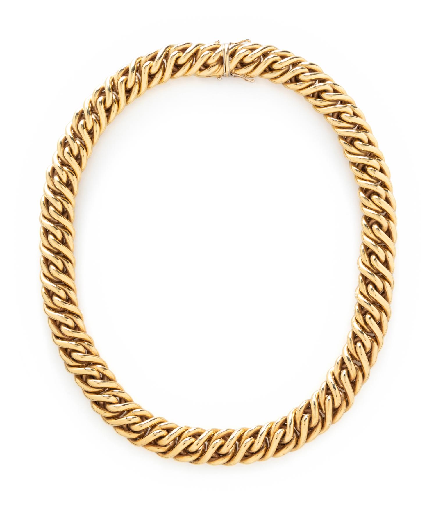 YELLOW GOLD NECKLACE