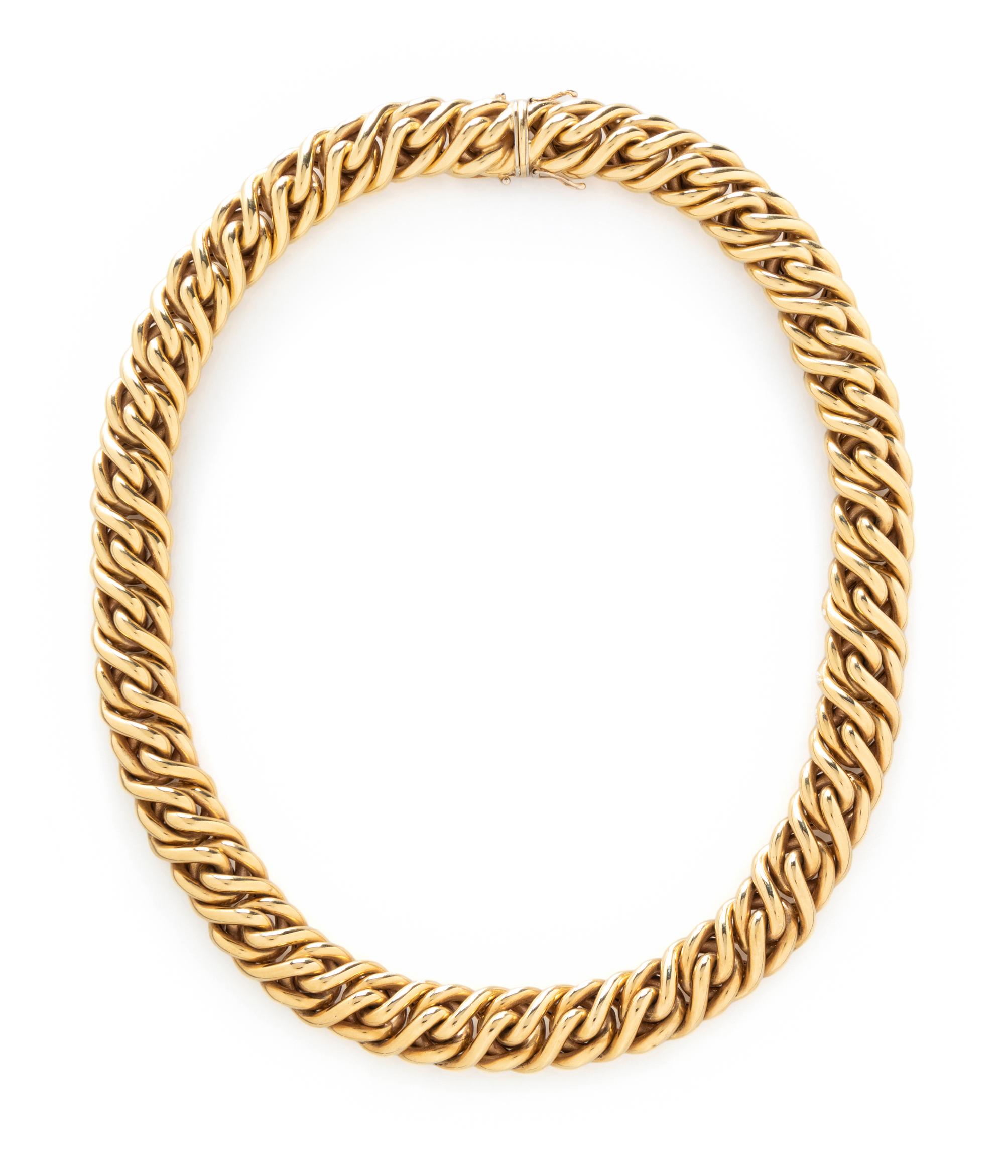 YELLOW GOLD NECKLACE