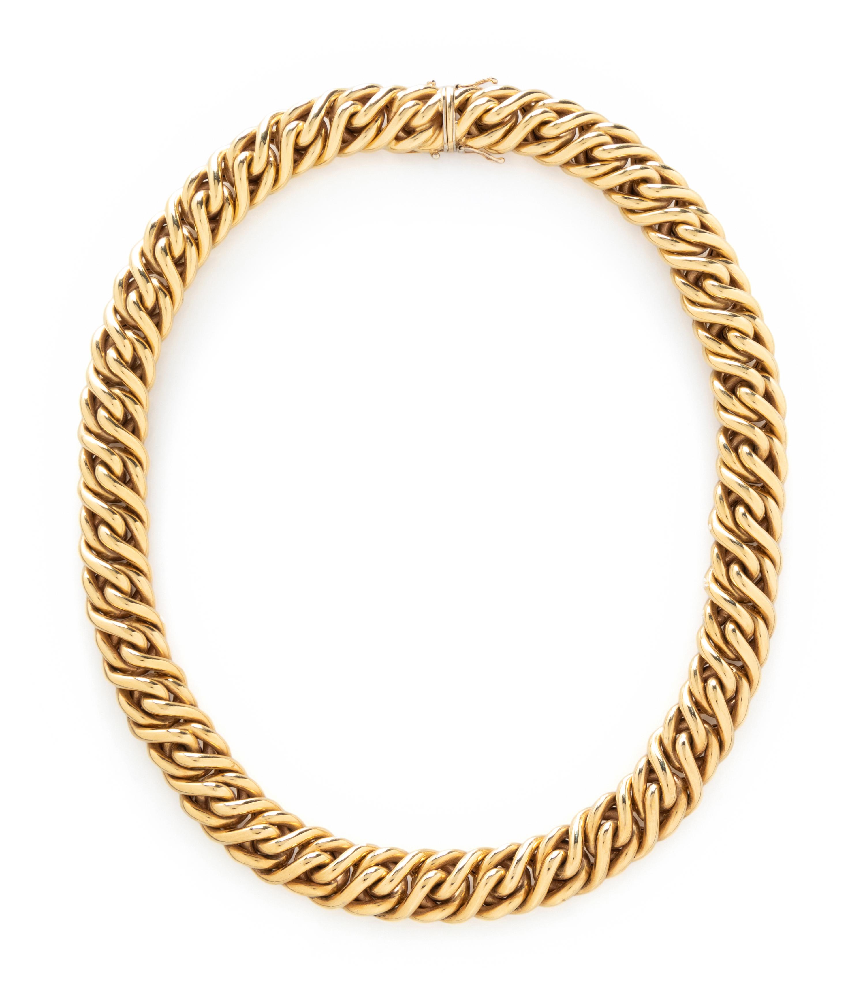 YELLOW GOLD NECKLACE