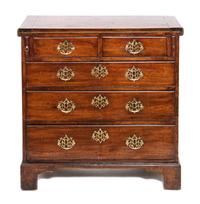 A George III Mahogany Bachelors Chest Height 32 x width 31 1/4 x depth 15 1/8 inches