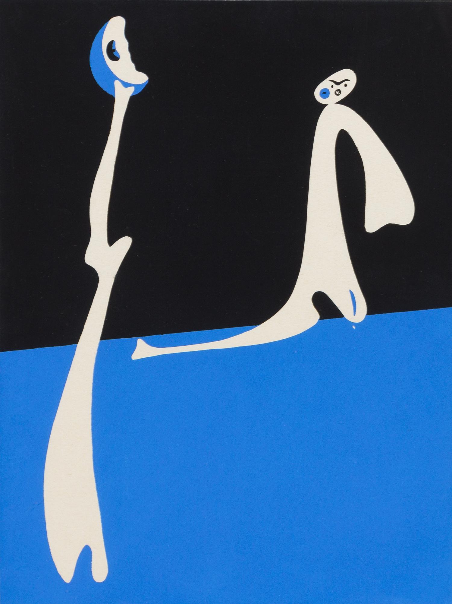 Joan Miro, (Spanish, 1893-1983), Untitled (a pair of works from Cahiers d'Art), 1934