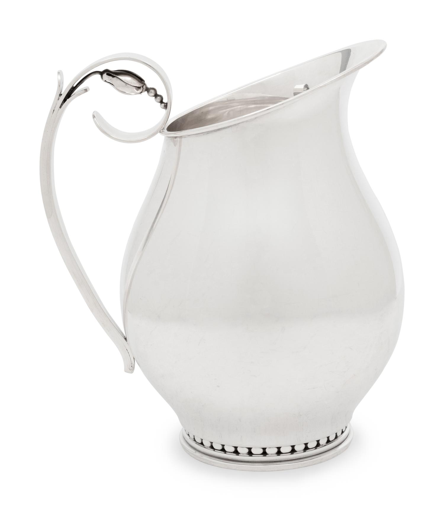 An Alphonse LaPaglia Silver Water Pitcher