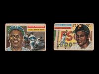 A Group of Over 340 Assorted 1956 Topps Baseball Cards Including Multiple Hall of Famers