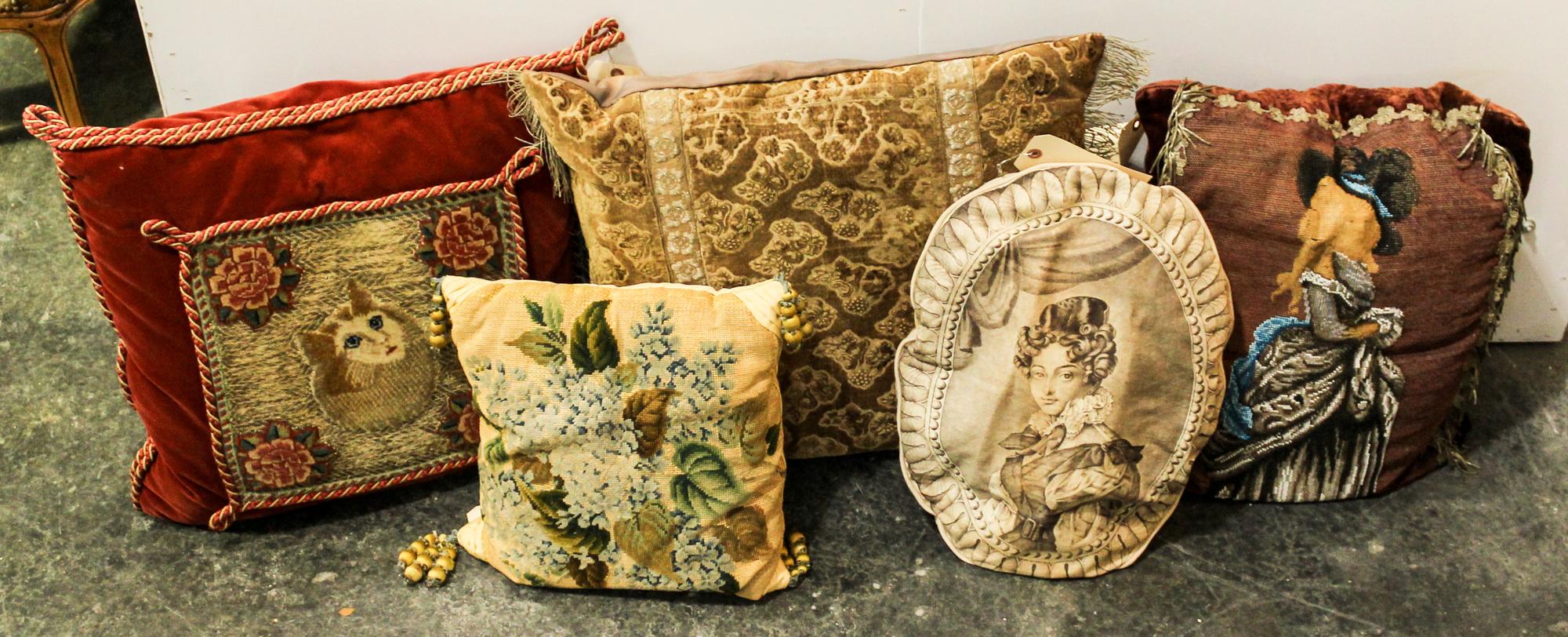 A Group of Ten Pillows