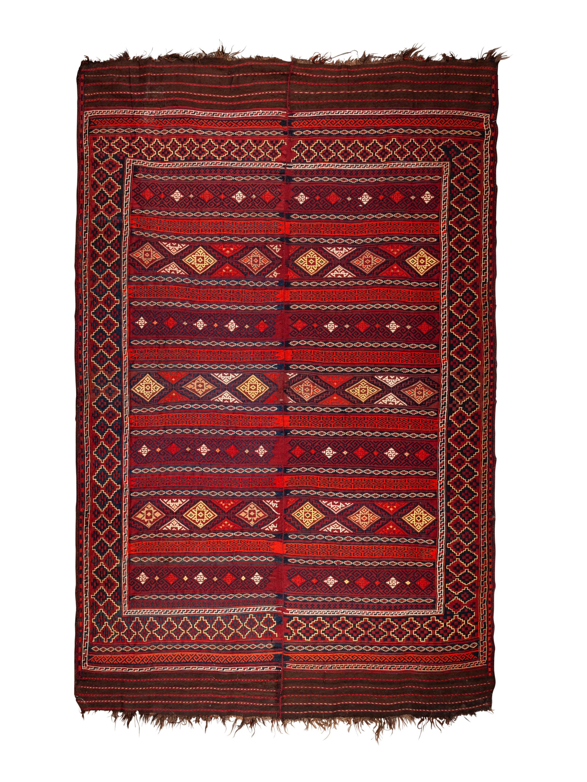 An Afghan Wool Rug