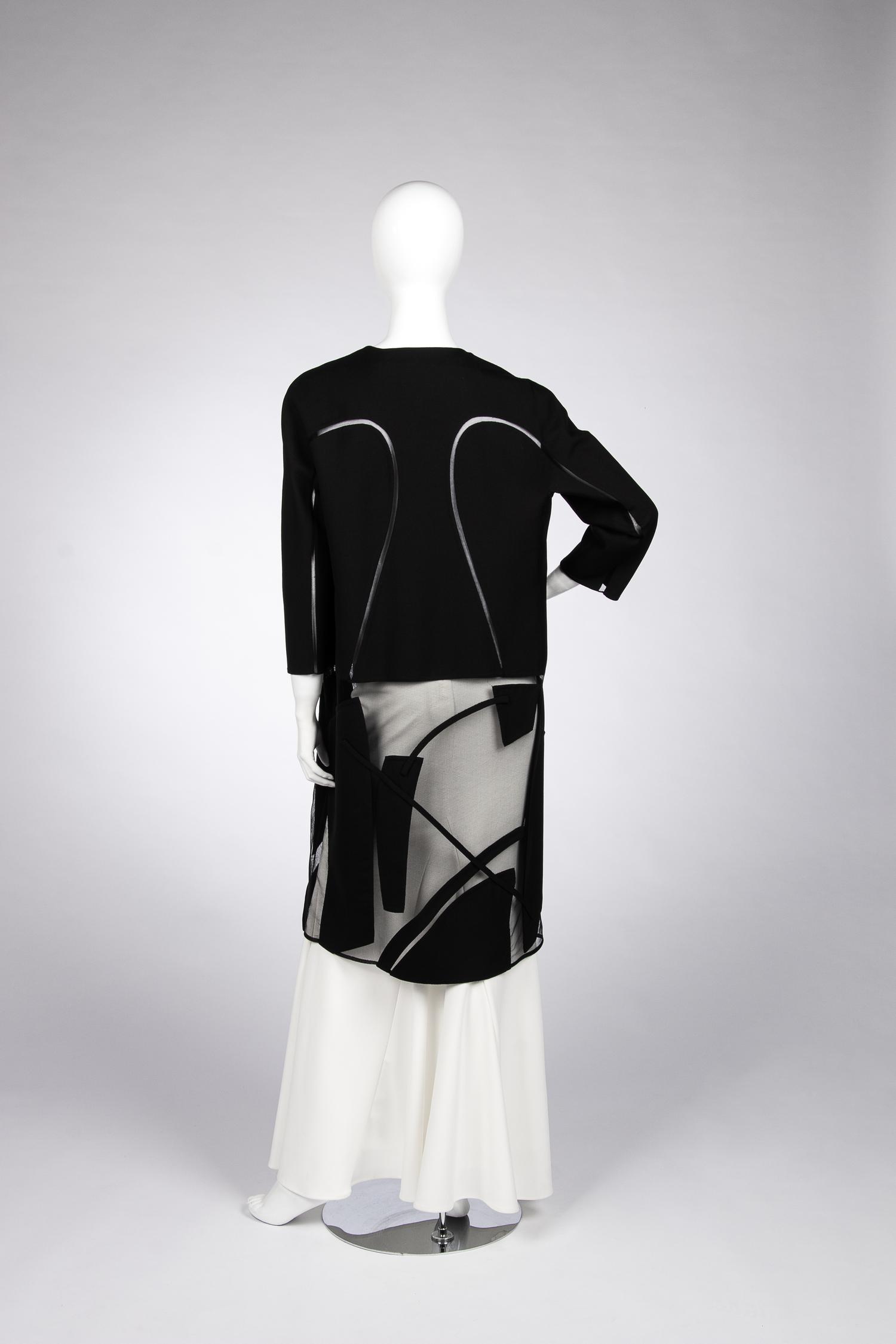 Ralph Rucci Wool and Silk Net Jacket, Spring 2011