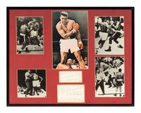 A Muhammad Ali Signed Autograph Display (Beckett Authentication Services Letter),