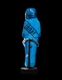 An Egyptian Blue Faience Ushabti for Nakht-S(U)-Pa-Hem-Netjer-Tepy