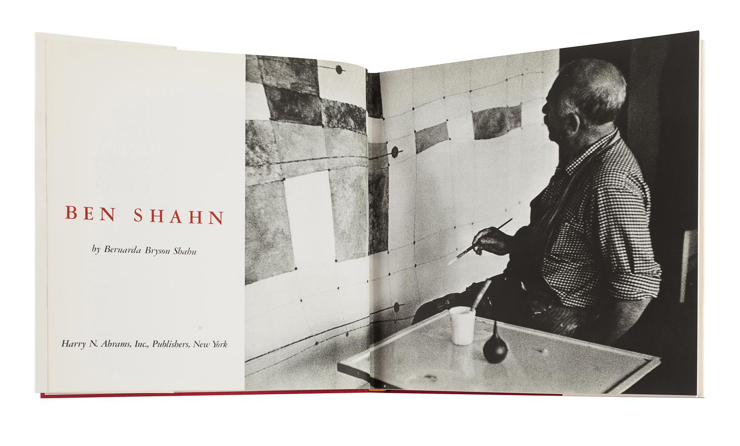 [SHAHN, Ben (1898-1969)]. SHAHN, Bernarda Bryson. Ben Shahn. New York: Harry N. Abrams, Inc., 1972.