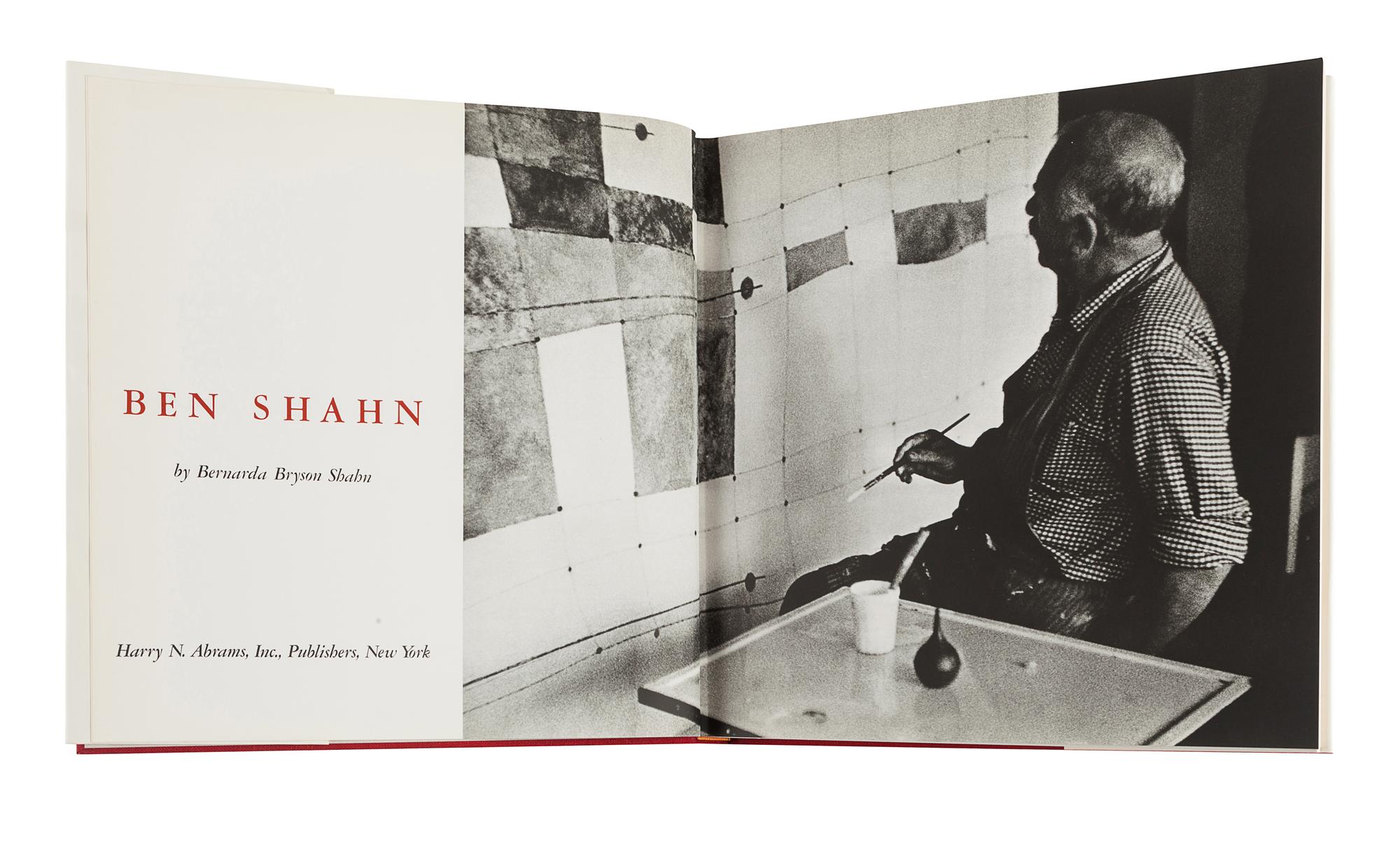[SHAHN, Ben (1898-1969)]. SHAHN, Bernarda Bryson. Ben Shahn. New York: Harry N. Abrams, Inc., 1972.