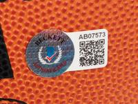 A Wilt Chamberlain Signed Autograph Basketball (Beckett Authentication Services BAS Certified),