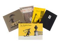 GOREY, Edward. A group of 5 works SIGNED BY GOREY, comprising: