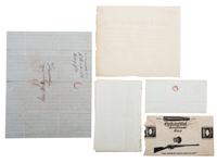 [MILITARIA]. A group of firearms-related items, including: