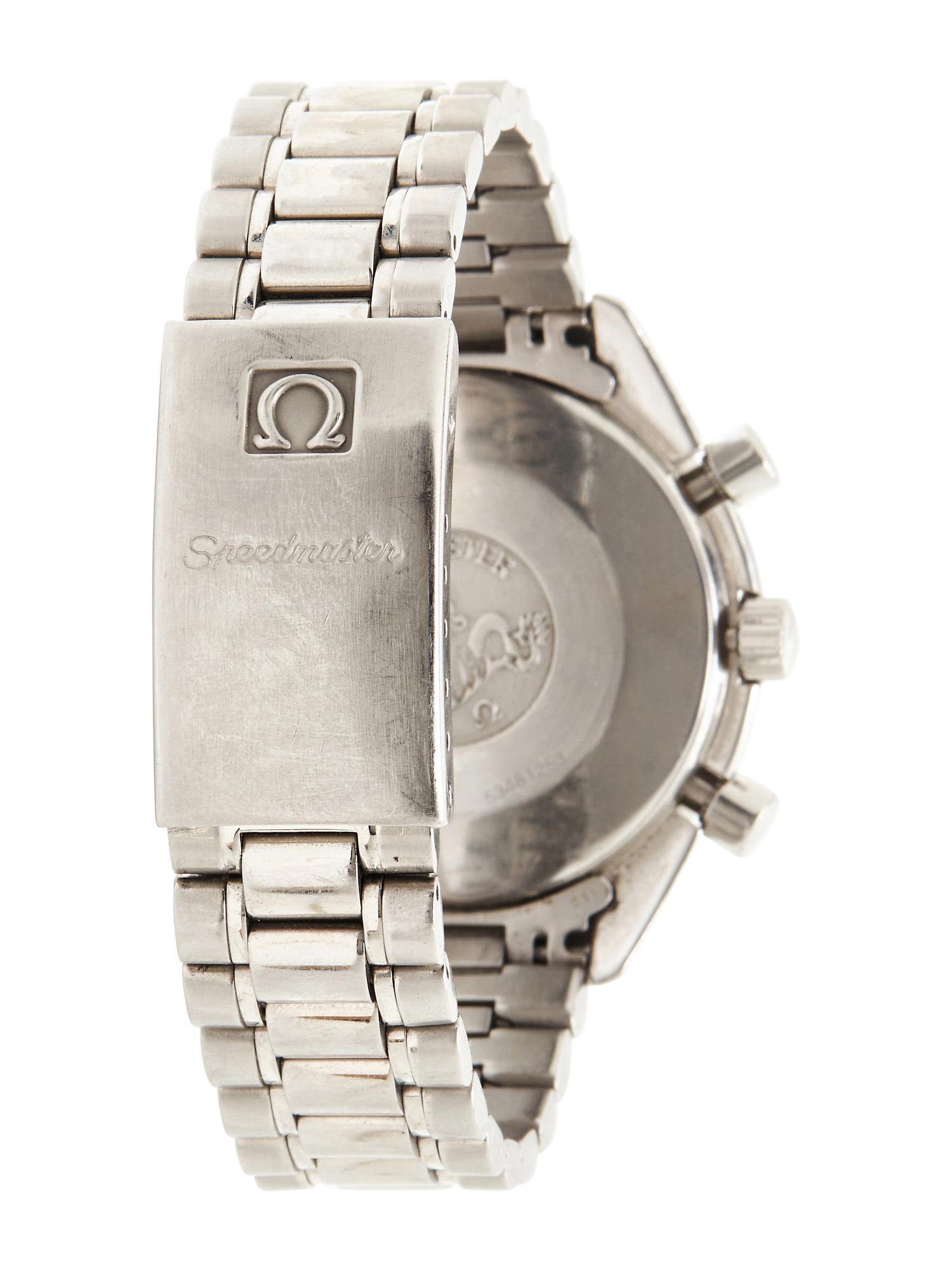 OMEGA, STAINLESS STEEL 'SPEEDMASTER REDUCED' CHRONOGRAPH WATCH