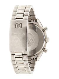 OMEGA, STAINLESS STEEL 'SPEEDMASTER REDUCED' CHRONOGRAPH WATCH