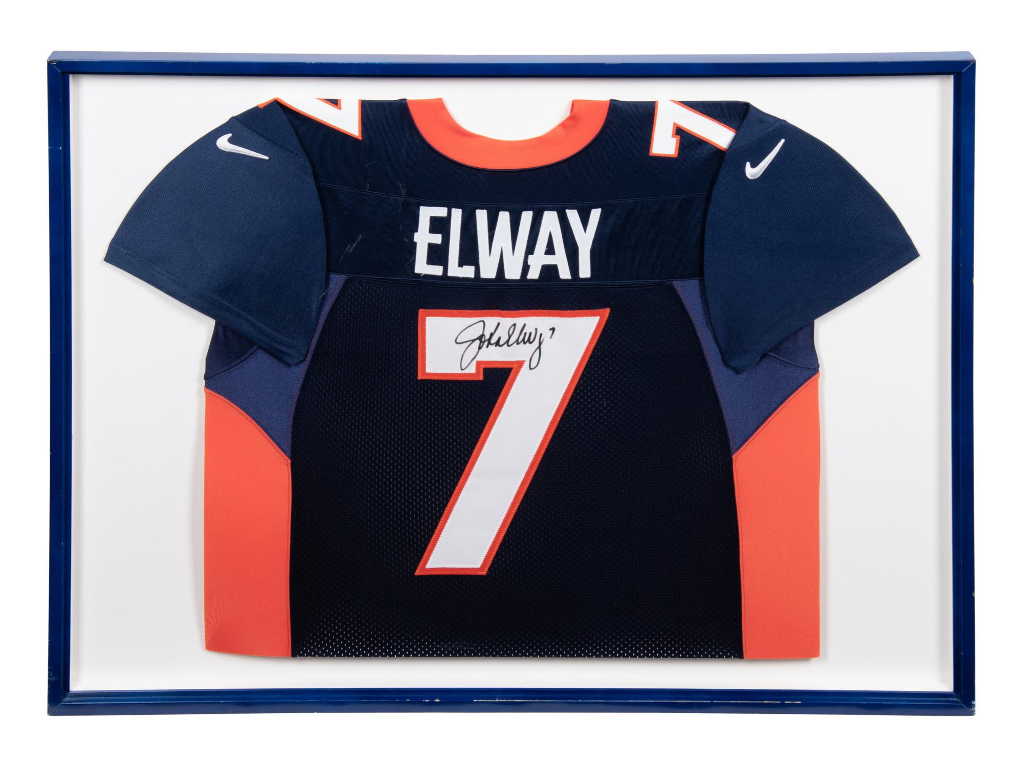 A John Elway Signed Denver Broncos Jersey (Nike),