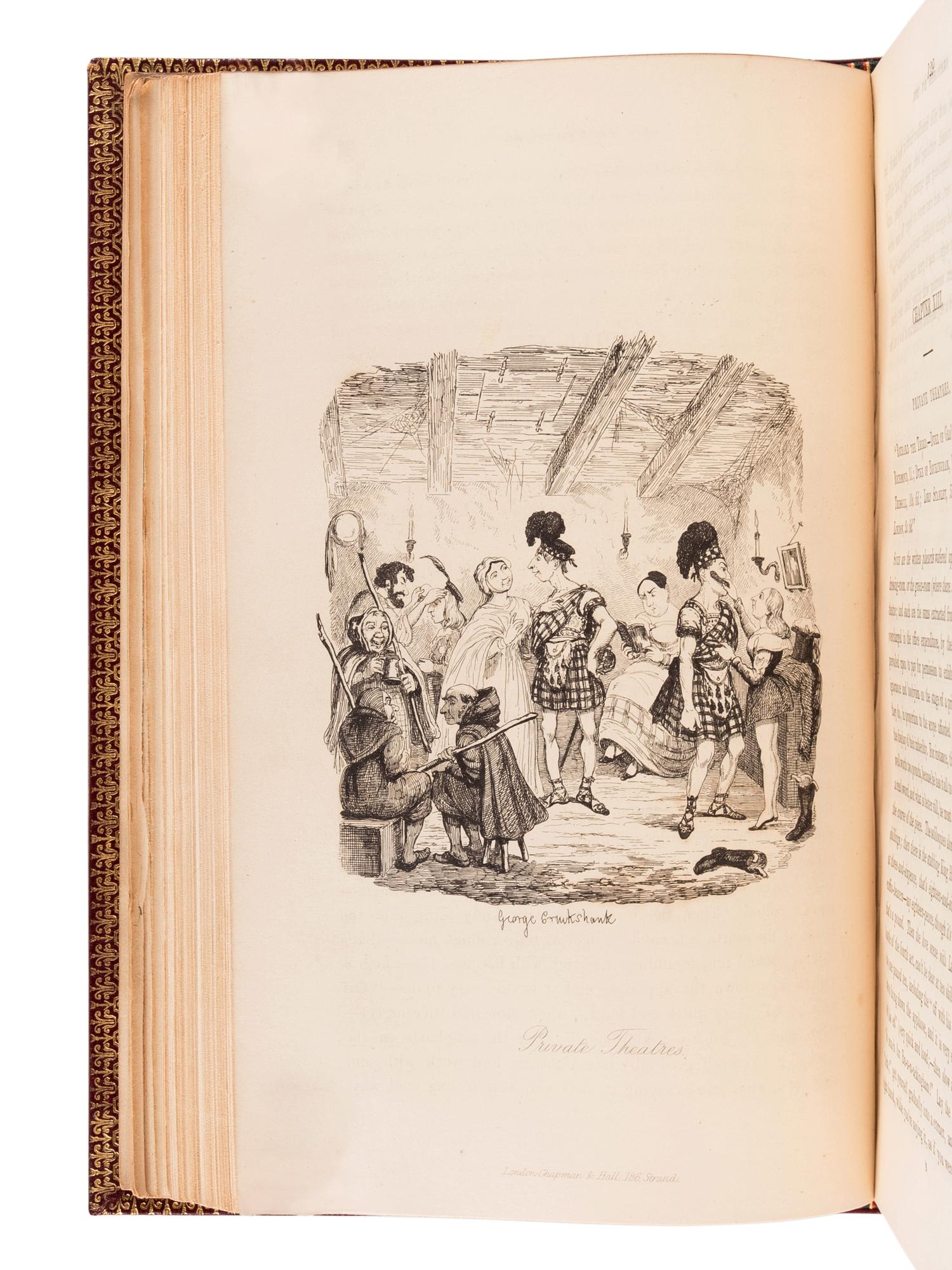 DICKENS, Charles (1812-1870). Sketches by Boz...New Edition, Complete. London: Chapman and Hall, 1839.