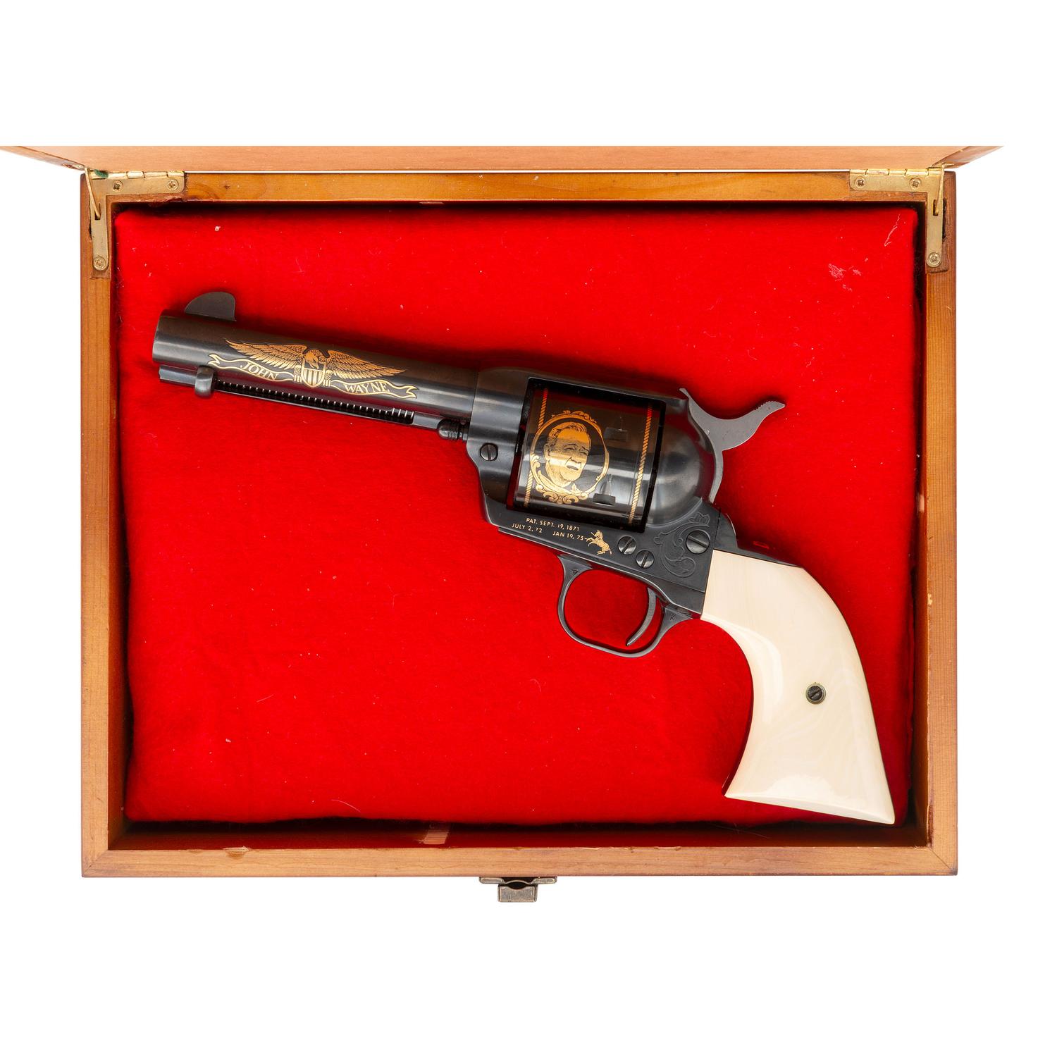 *Colt John Wayne Commemorative with Casino Display Case