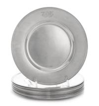 A Set of Twelve American Silver Bread Plates, Gorham Mfg. Co., Providence, RI, each with engraved SMW monogram.