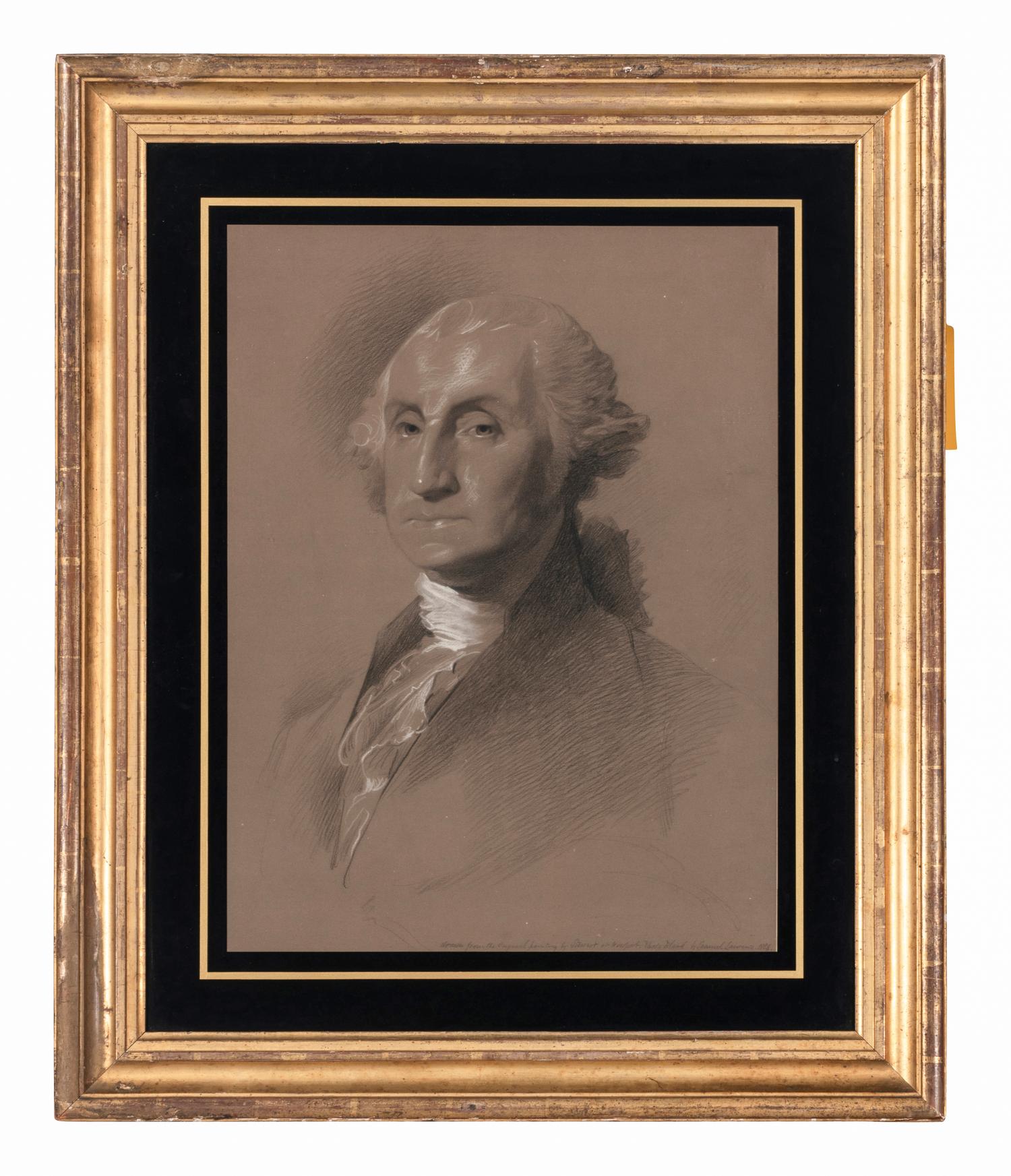 Samuel Lawrence (English, 1814-1884), A Portrait of George Washington (1732-1799)
