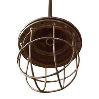 A Set of Three Cast Iron Light Fixtures 10" W x 10" D x 42" H — England, 20th Century