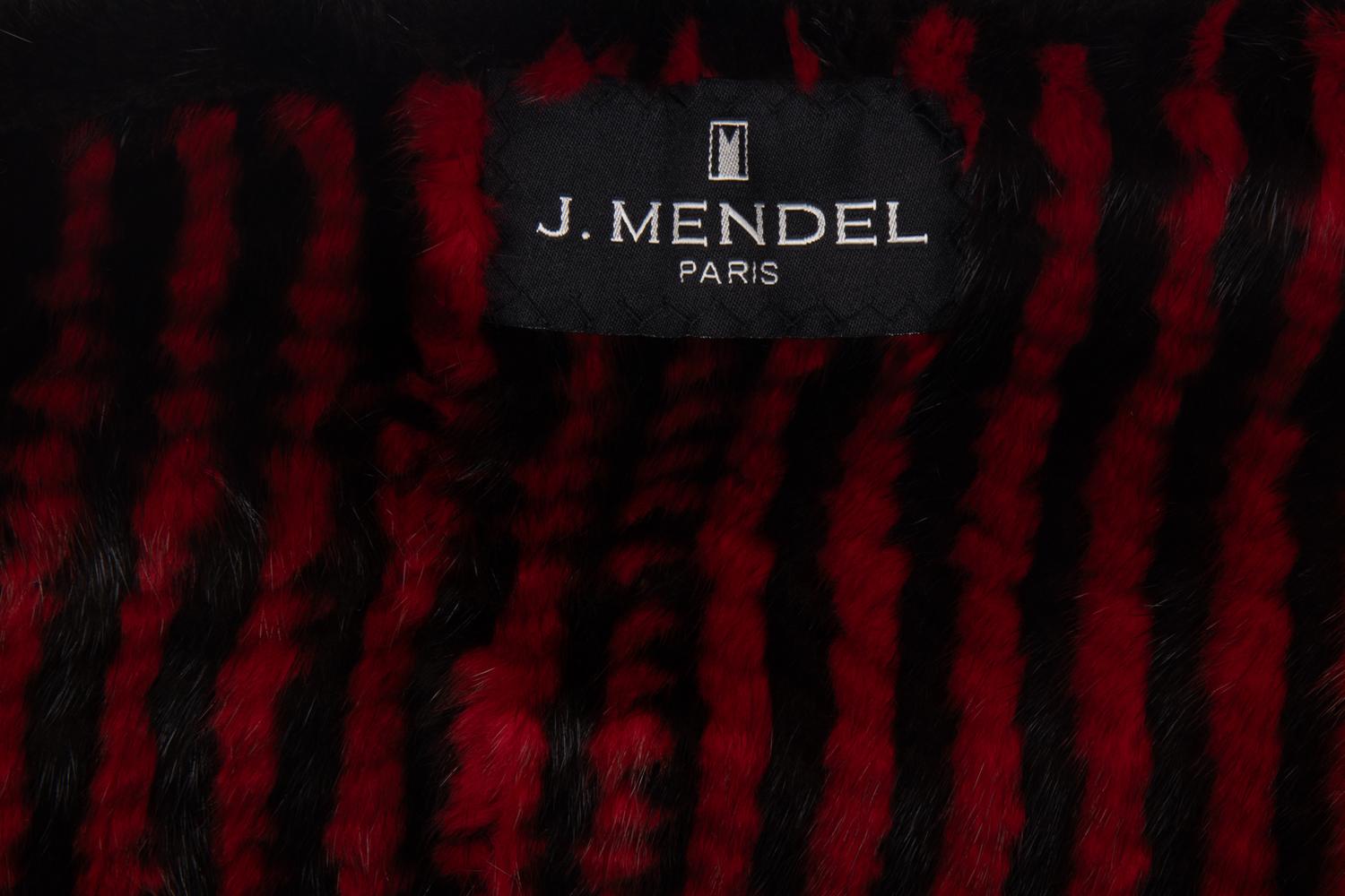 J. Mendel Knitted Mink Scarf