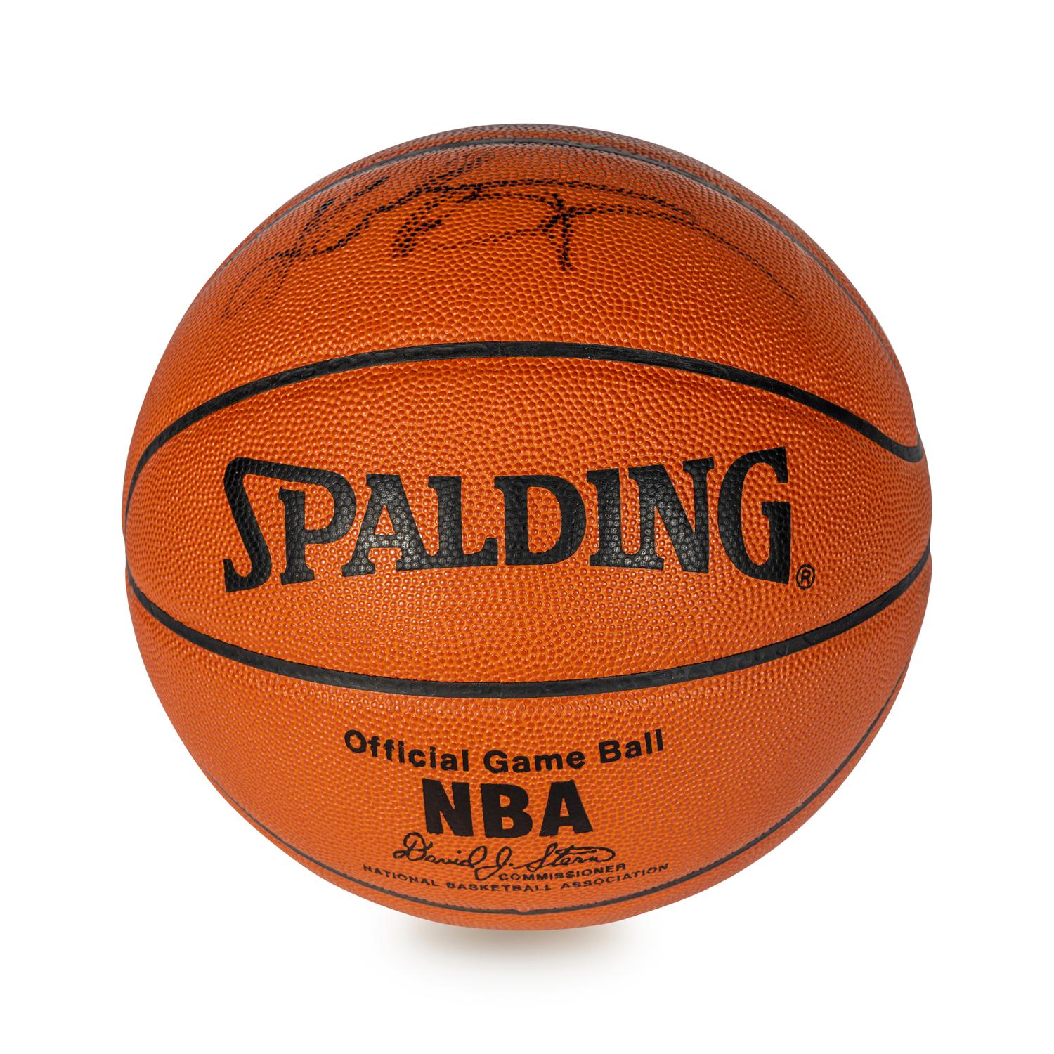 An Extraordinary Kobe Bryant Full Name Signed Autograph Official NBA Basketball (PSA Certified Authentic),