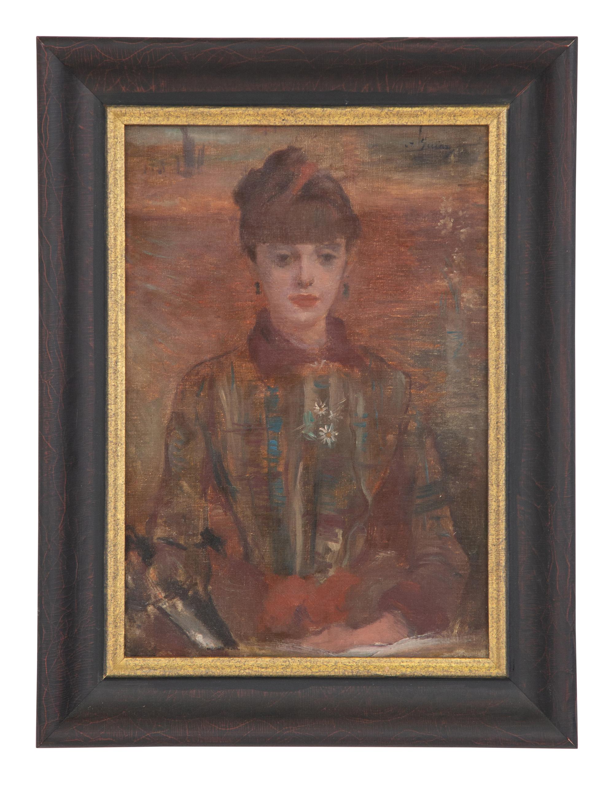 Femme au chapeau rouge