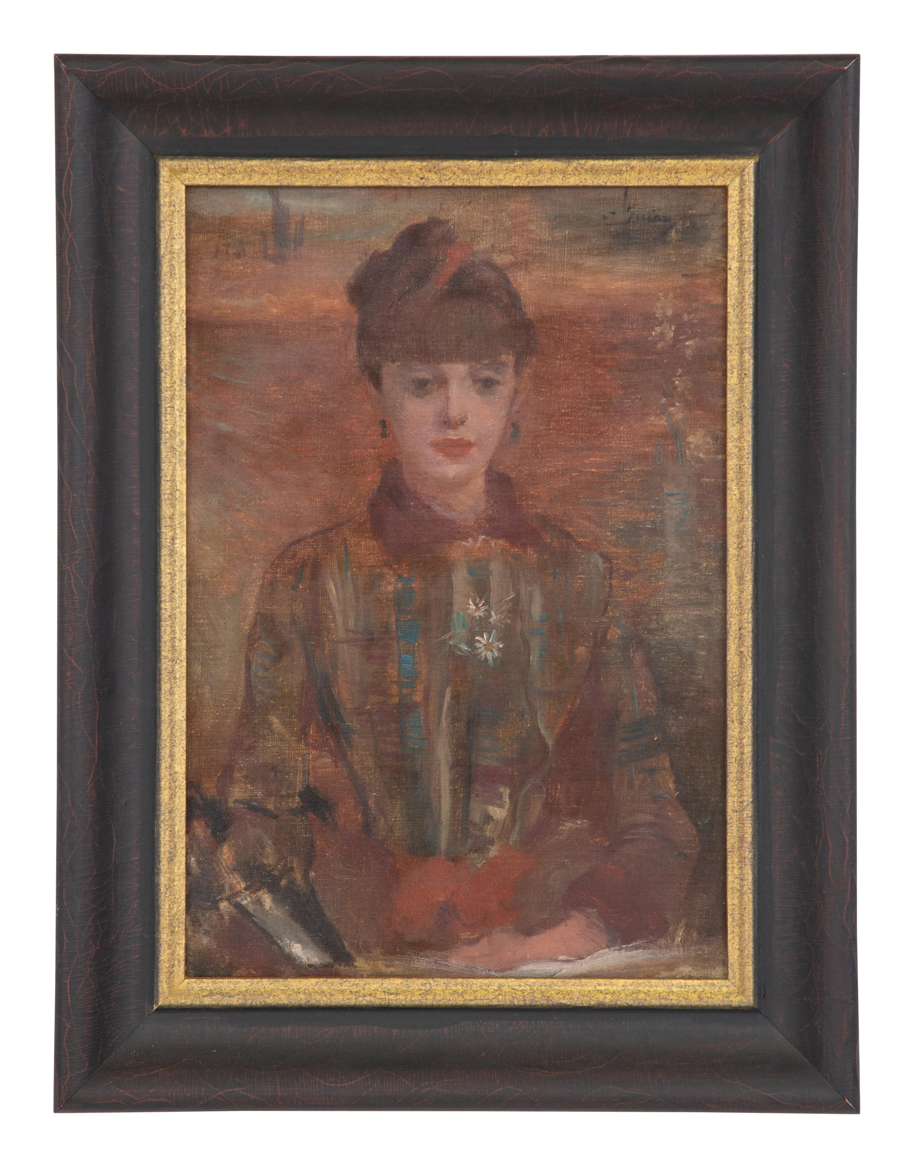 Femme au chapeau rouge
